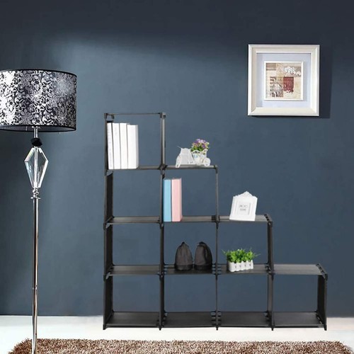 10cube Storage Organizer Rack Staircase Organizer Modular Bookcase Diy Storage O - Picture 2 of 7