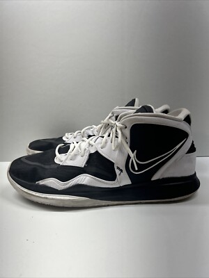 Nike Kyrie Infinity TB Mens Basketball Size 18 Black White DO9616-002 