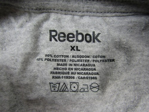 San Jose Sharks NHL Reebok Men's Short Sleeve Gray T-Shirt - Picture 4 of 5