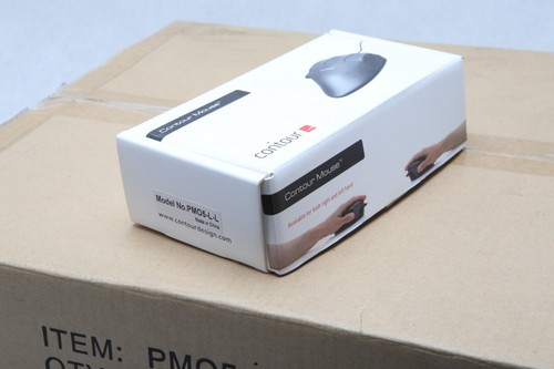 LOT 24x New Contour Design WHITE Perfit Mouse Ergonomic USB PMO5-L-L Lg Left - Picture 4 of 7