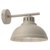 Wandleuchte KüChe Metall Beige T:26 Cm E27 Dekorativ Loft Wandlampe Wohnzimmer