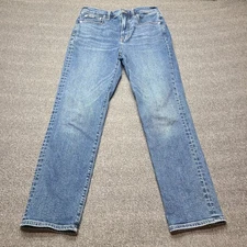 Madewell Jeans Womens 27 Blue The Perfect Vintage Jean High Rise Straight Denim