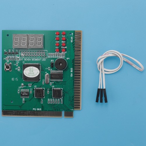 PC Motherboard Diagnostic Card 4-Digit PCI/ISA POST Code Analyzer I1M18334 - Afbeelding 8 van 10