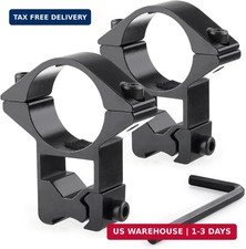 1 inch Scope Rings,2pcs High Profile Scope Mount for 11mm Dovetail Rail