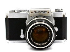 Exc 3 Nikon Nikomat FTN Film Camera NIKKOR-S Auto Non-Ai 50mm F1.4 Lens Japan