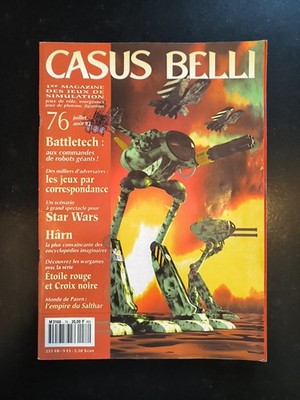 JDR Magazine Magazine Vintage Casus Belli No. 76 July / August 93 With Insert