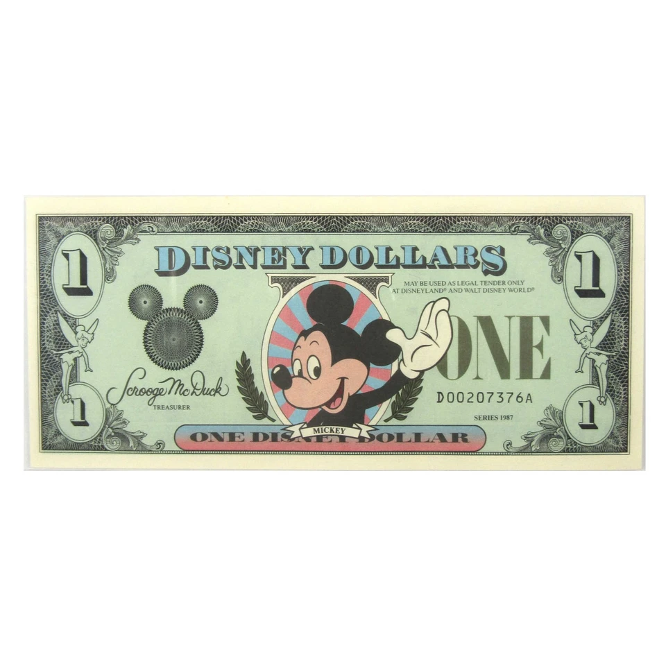 Gema de dólar Waving Mickey Disney 1987 sin circular 65 PPQ PCGS SKU: I9531 Foto 3 de 4