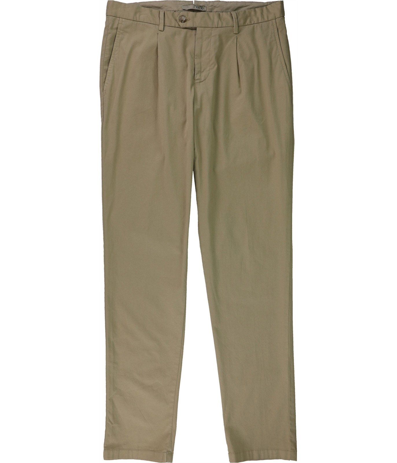 0909 Мужские однотонные повседневные брюки-стрейч, бежевый, 32W x 32L