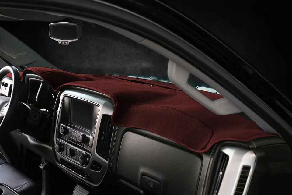 For Mitsubishi Mighty Max 83-86 Coverking Polycarpet Red Custom Dash Cover - Image 2 of 4