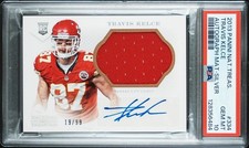 2013 Panini National Treasures Travis Kelce RPA Silver /99 PSA 10 Rookie RC