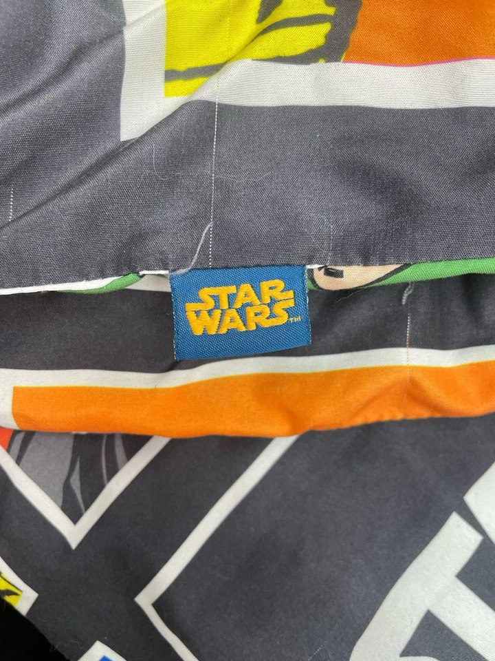 Star Wars Twin Bed Comforter Microfiber Boba Yoda Empire 60” X 84” Twin PS260 - Image 3 of 4