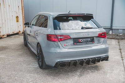Maxton Design Heckansatz Diffusor passend für Audi RS3 8V Sportback schwarz Hoch