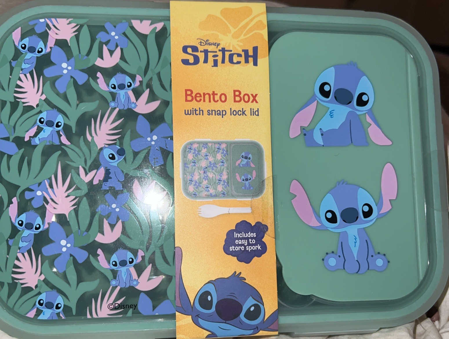 Kids Lunch Box, Stitch Child Lunch New Bpa Free!