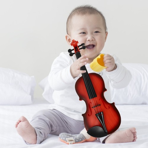 Simulierte Geigenspielzeug Kind Kinderinstrumente Mini-Geigenspielzeug - 第 5/12 張圖片
