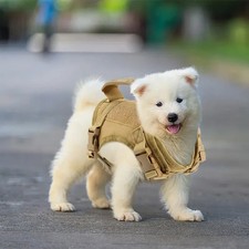 Tactical Dog Harness with Rubber Handle For Small Dogs and Cats Puppy Vest