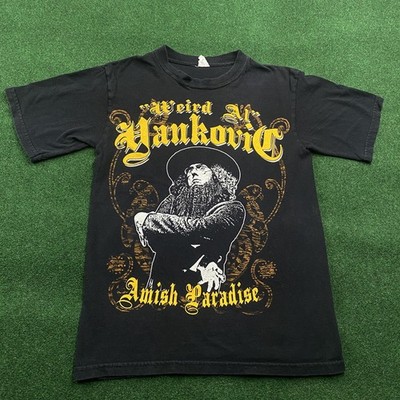 Vintage Weird Al Yankovic Shirt Mens S Black Y2K Amish Paradise