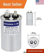 20uF 20 MFD 370VAC 440VAC 450VAC 50/60Hz C65R Run Start Capacitor for AC Unit...