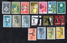Netherlands 1964-65  stamps Mi#830-47 MH CV=13$
