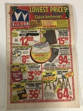 1996 West Building Material Center Catalog Vintage Ephemera