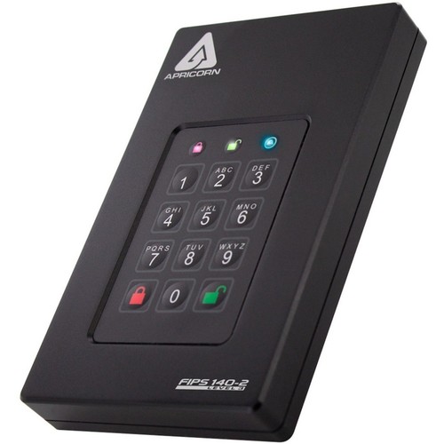 Apricorn Aegis Fortress 2 TB Hard Drive - 3.5 External" (afl32tb) - Picture 2 of 9