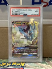 ALTARIA GX PSA 9 DRAGON MAJESTY SUN & MOON POKEMON 41/70