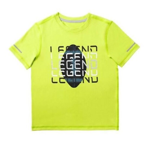 Member's Mark Boy's 2-Pack Active Tees Chartreuse/ Camo, Size 10/12 - Picture 2 of 3