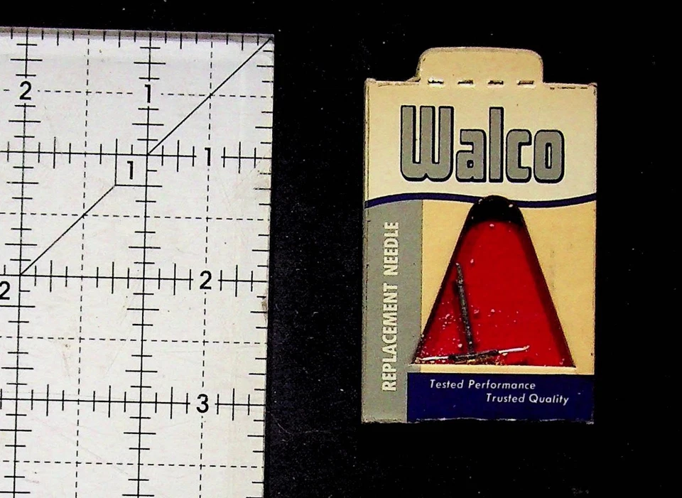 Aguja de repuesto Walco Zenith W-182STSS Sapphire NOS reproductor de discos Foto 2 de 4