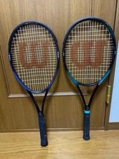 Wilson Pro Comp Sting Tennis Racket Set Black/Green Navy Used