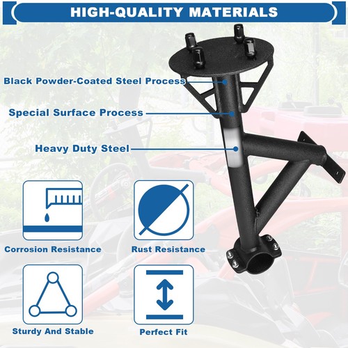 Holds Up to 32in Spare Tire Carrier Mount Rack For CanAm Maverick X3 2017-2024 - Picture 5 of 9