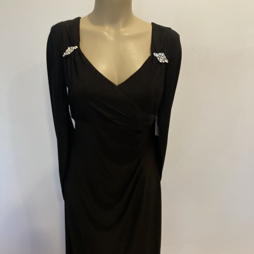New style 5881 R & M Richards size 6 black dress party - cocktail - Picture 2 of 24