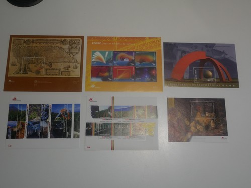 PORTUGAL KONVOLUT 6 NEUE BRIEFMARKENBLÖCKE **. GUTER WERT