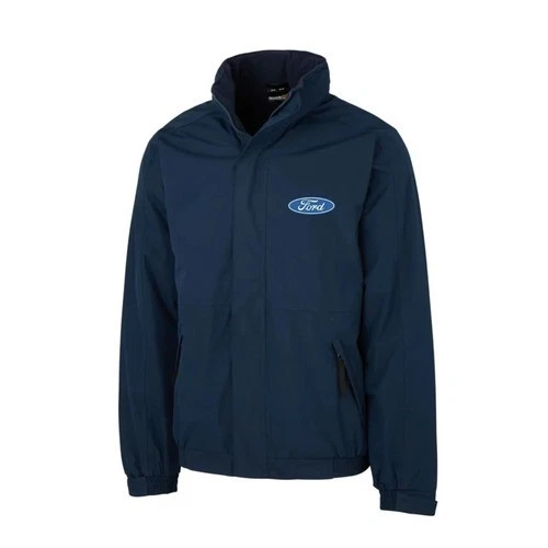 FORD Jacket Dover Navy embroidered Car logo Fleeced Lined Jacket S-5XL