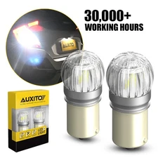 Super Bright LED 1156 P21W Reverse 7506 Backup Light White Lamp 6000K 2US