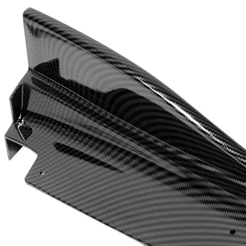 For 06-07 Subaru WRX / STI 3Pc Black CS2-Style Front Bumper Lip Spoiler Splitter - Picture 5 of 7