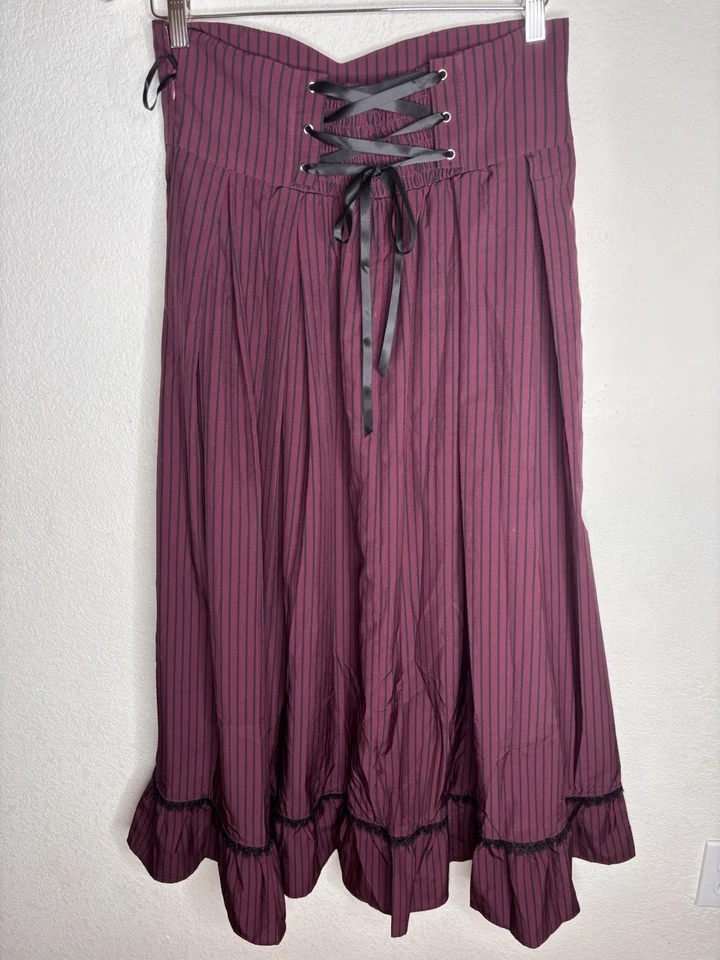 Falda Corsé Oscuridad Escarlata Renacimiento Gótico Talla M Foto 2 de 4