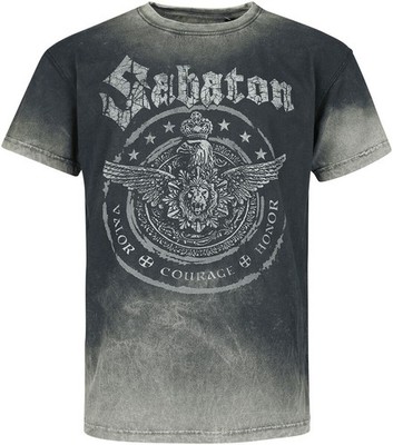 Sabaton T-Shirt Unisex Valor Courage Honor charcoal Band-Merch, Bands