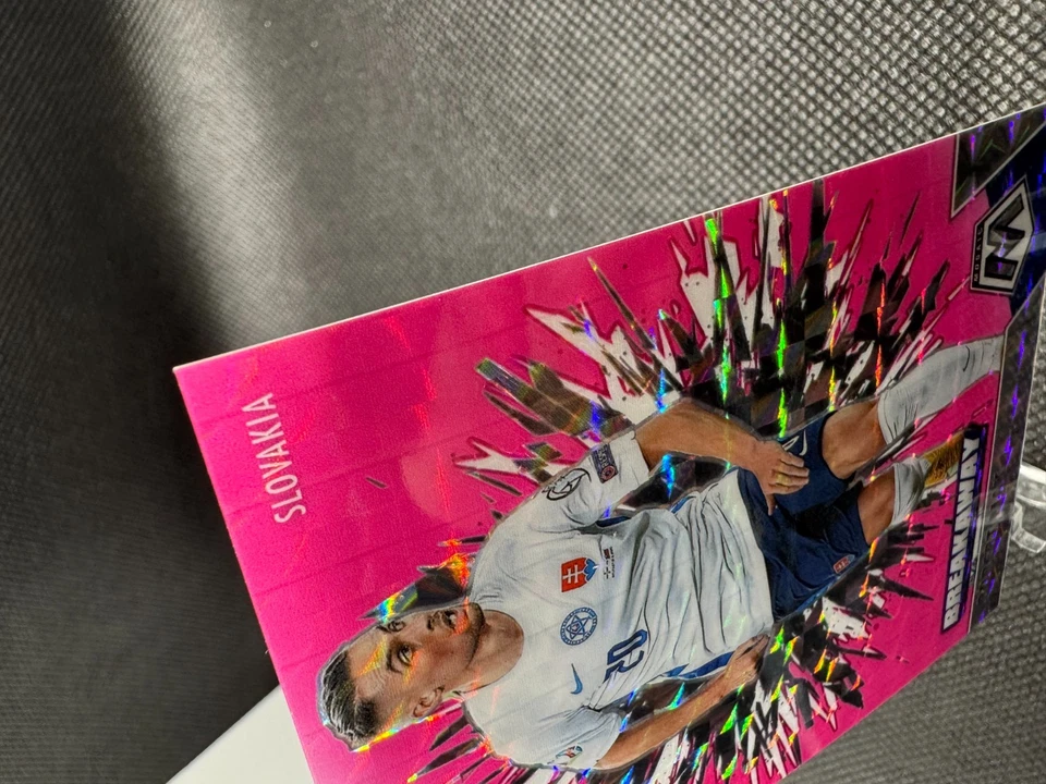 2021 Mosaic UEFA Euro Robert Mak Pink Fluorescent Mosaic Breakaway 3/10 Slovakia - Image 2 of 4