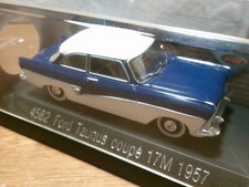 Solido 1/43 "Ford Taunus Coupe" 1957 Blue/White - 500 (Letter Pack shipping)