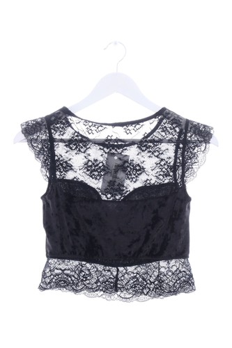 INTIMISSIMI Top di merletto Donna Top Taglia IT 40 nero stile casual - Foto 5 di 5