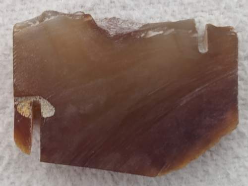 1 Rough Agate Carnelian Slab 16g 0.25" Thick Yellow Red Orange - Picture 7 of 14