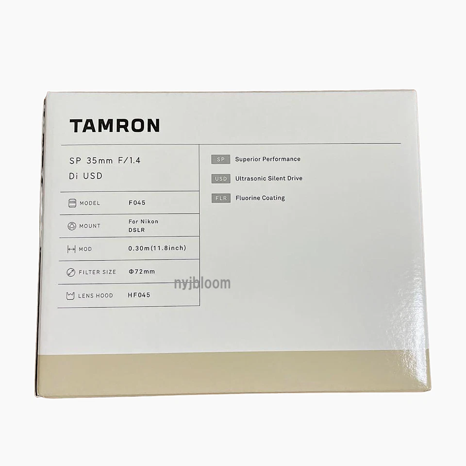 New TAMRON SP 35mm f/1.4 Di USD Lens NIKON F Mount for DSLR Full-Frame F045 - Image 4 of 4