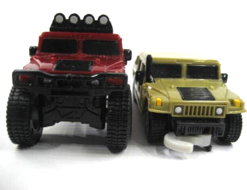 Lot of 5 GM Hummer Humvee McDonald's Toys H1 H2 H3 Red Blue Orange Yellow Cream - Picture 12 of 19