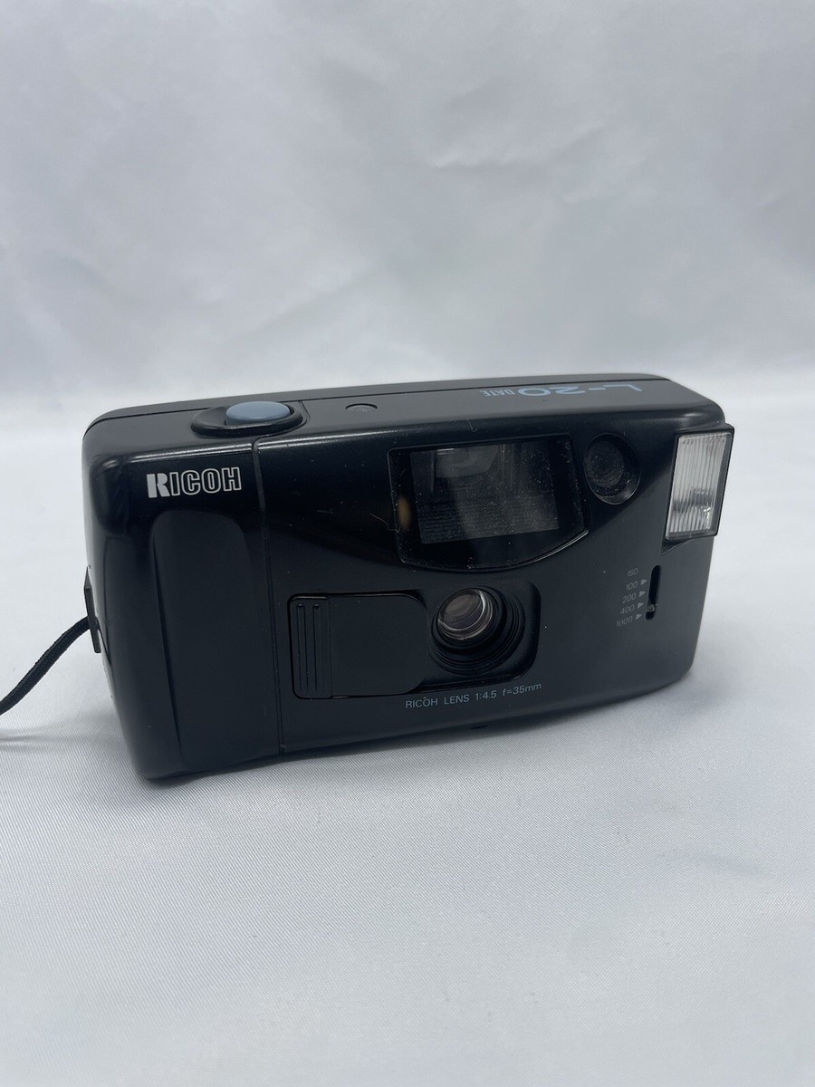 RICOH L-20 Date Compact Point Shoot 35mm Film Camera lens- TESTED