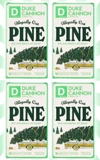 4- Duke Cannon Supply Co. Pine Big Ass Brick Of Bar Soap Christmas 10 OZ