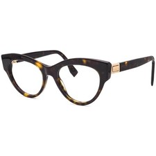 FENDI FF 0273 086 Dark Havana Brown Eyeglasses Optical Frame 49-18-140