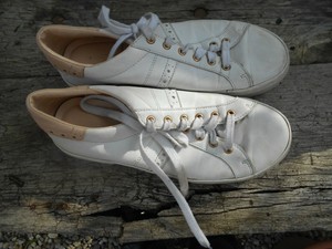 BASKETS BLANCHES VIEUX ROSE PULL \u0026 BEAR FEMME t 39 FR BE A 15€ ACH IMM FP  COMP | eBay