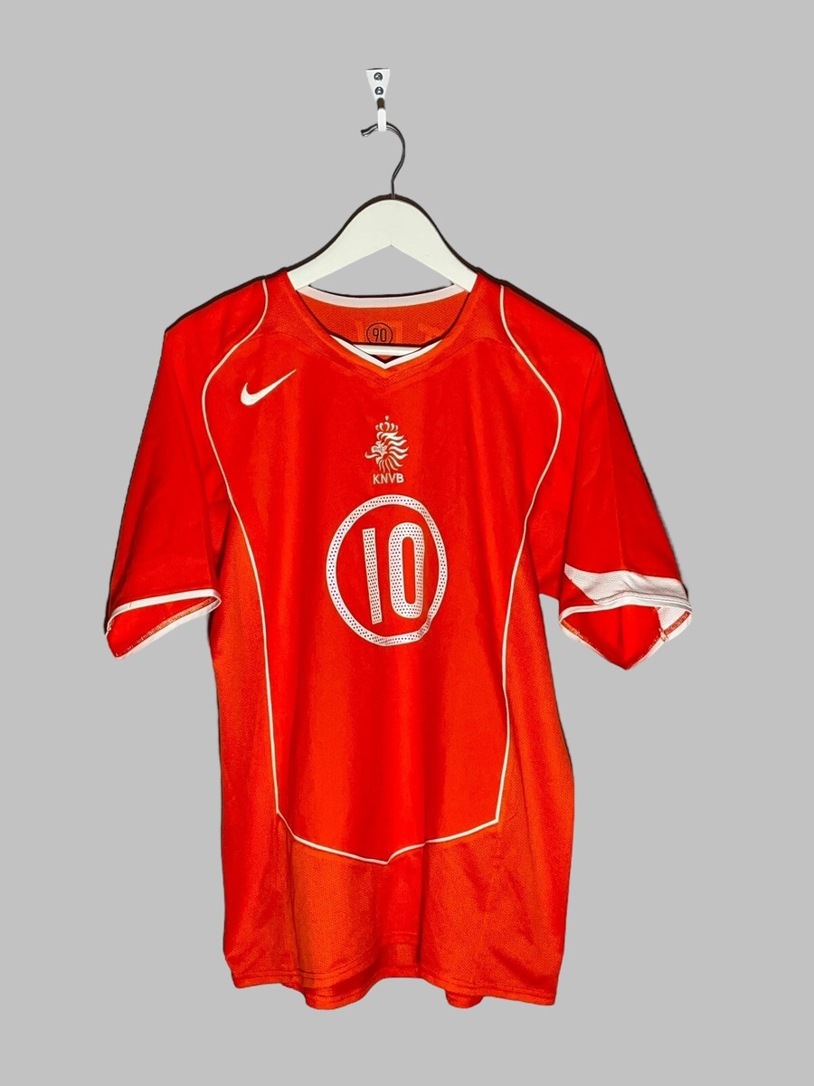 10 Van Nistelrooy National Team Netherlands Nike 2004 Home