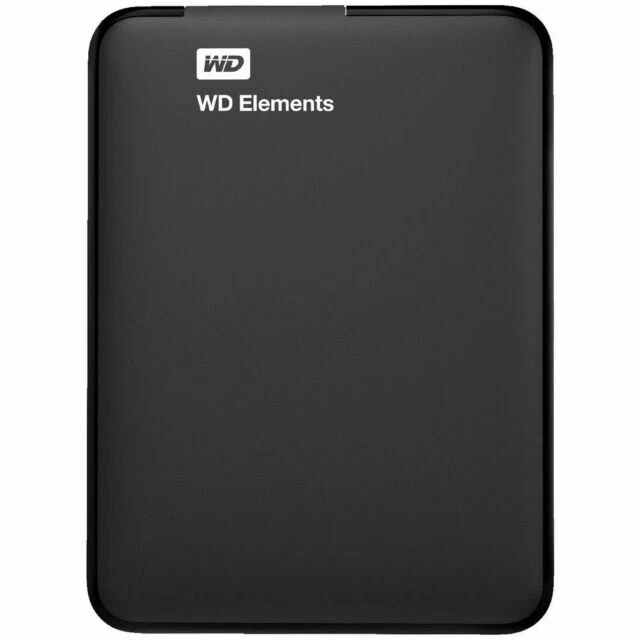 Western Digital WDBU6Y0040BBK-WESN 4TB Portable External Hard Drive - Black