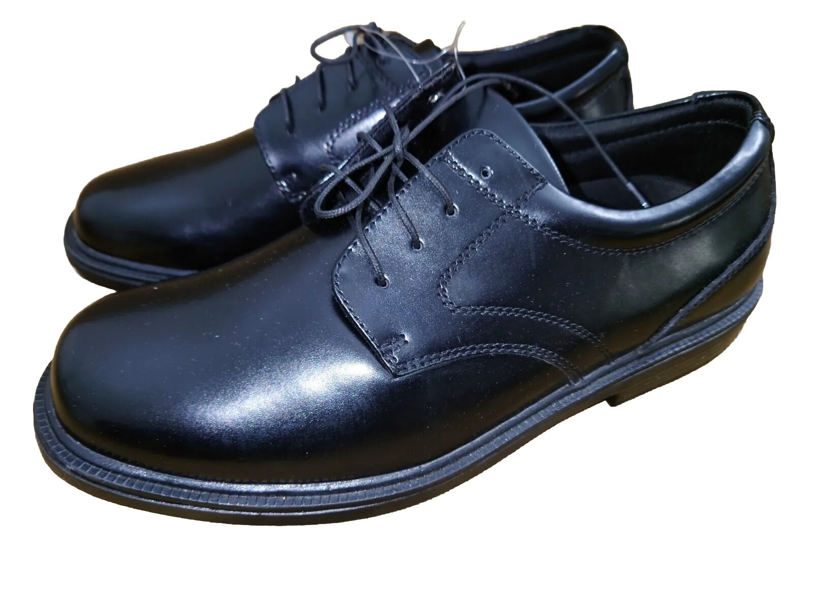 SAOLA Scarpe casual Nunn Bush Oxford nere comode gel stringate tinta unita 9M