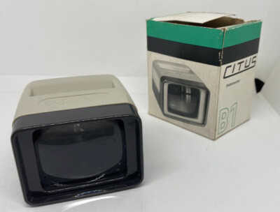 Ancienne Visionneuse de poche COROR Diapositives + boite vintage